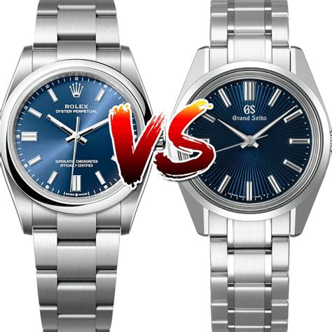 rolex oyster perpetual vs grand seiko